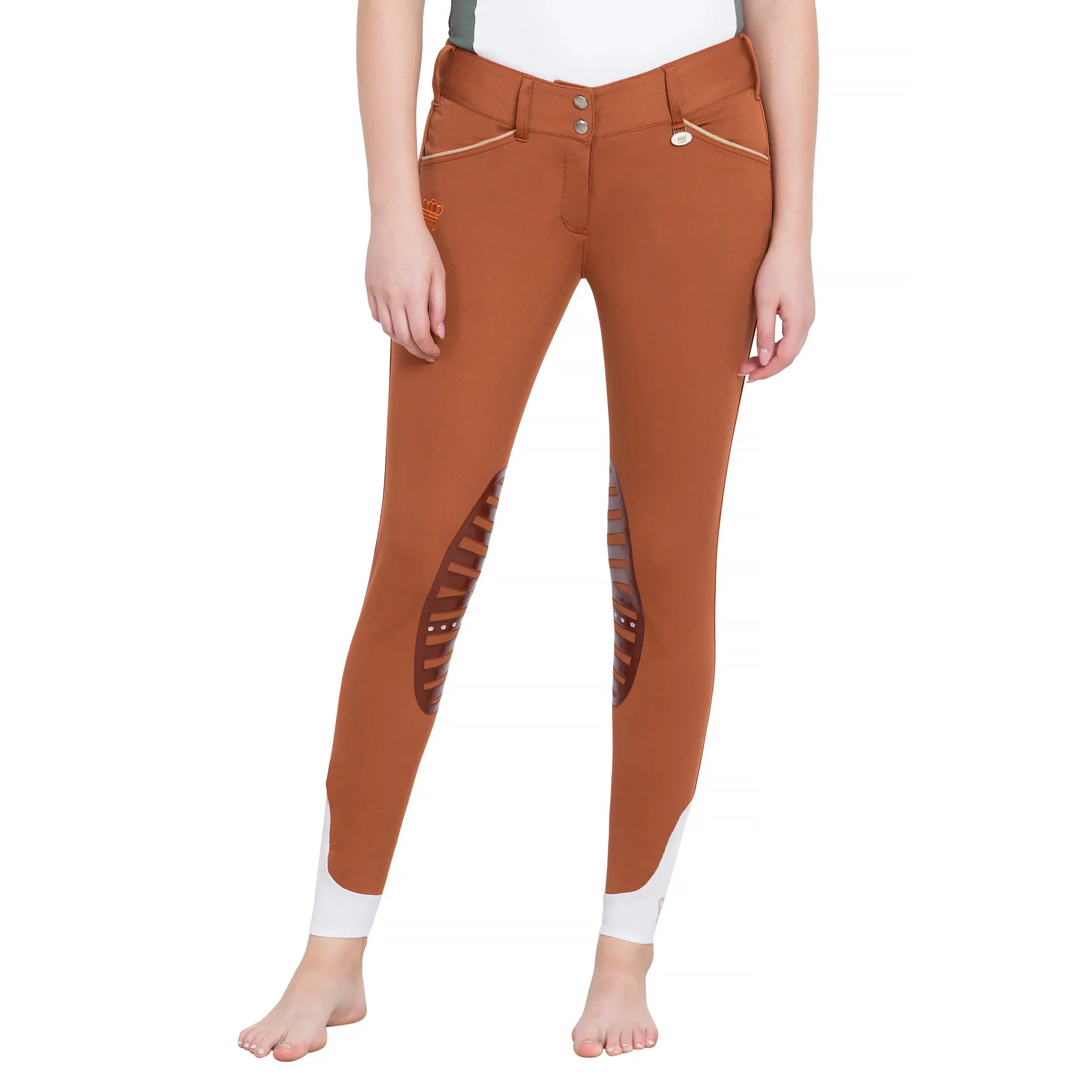 George H Morris Ladies Add Back Silicone Knee Patch Breeches - Image 39