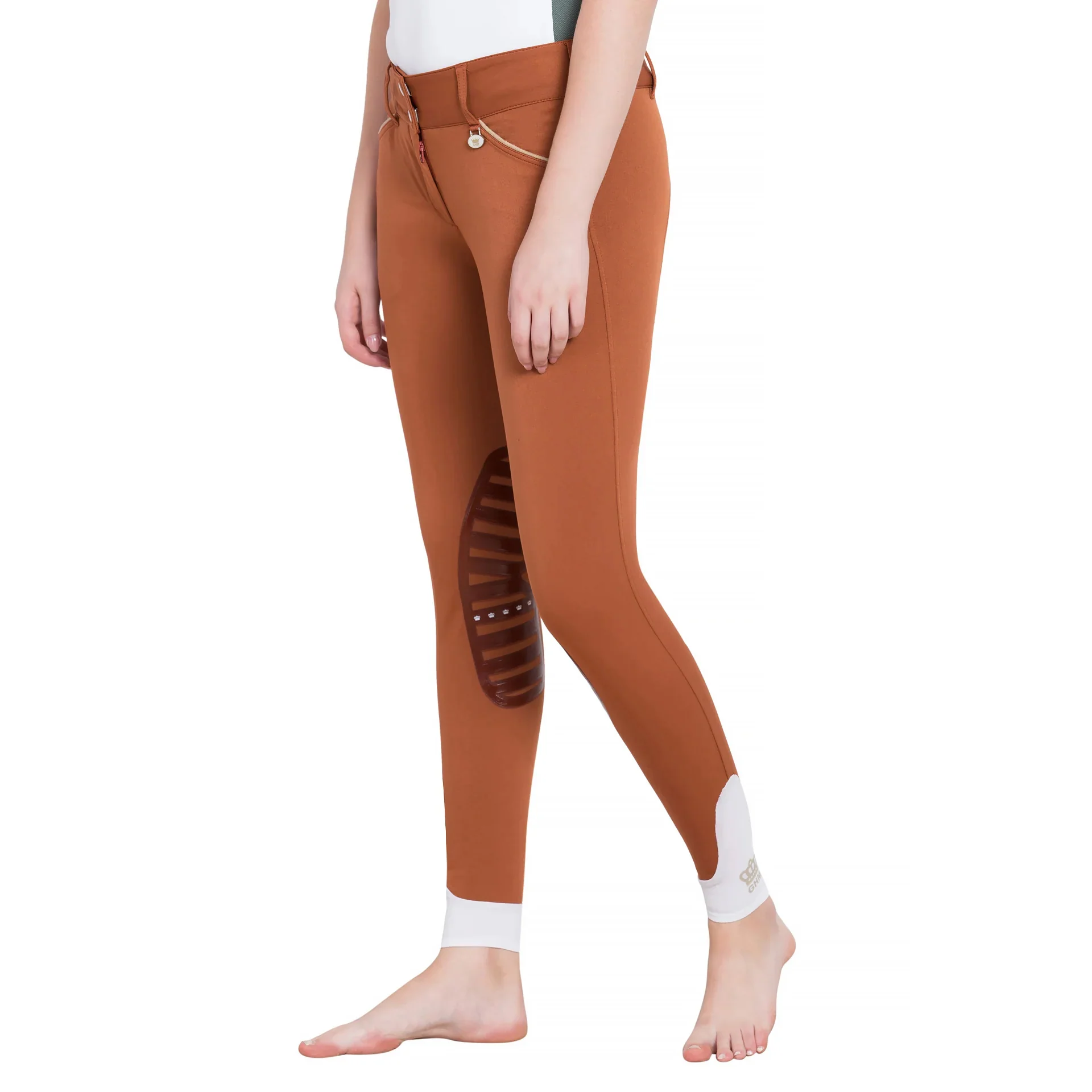 George H Morris Ladies Add Back Silicone Knee Patch Breeches - Image 40