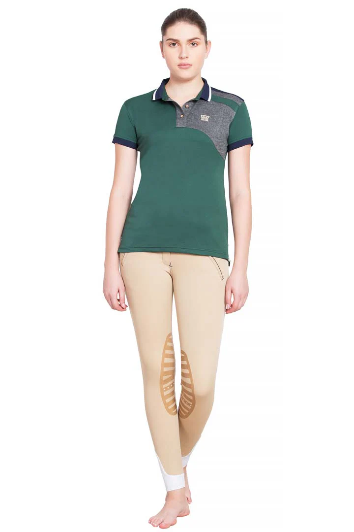 George H Morris Ladies Hunter Short Sleeve Polo Sport Shirt - Image 13