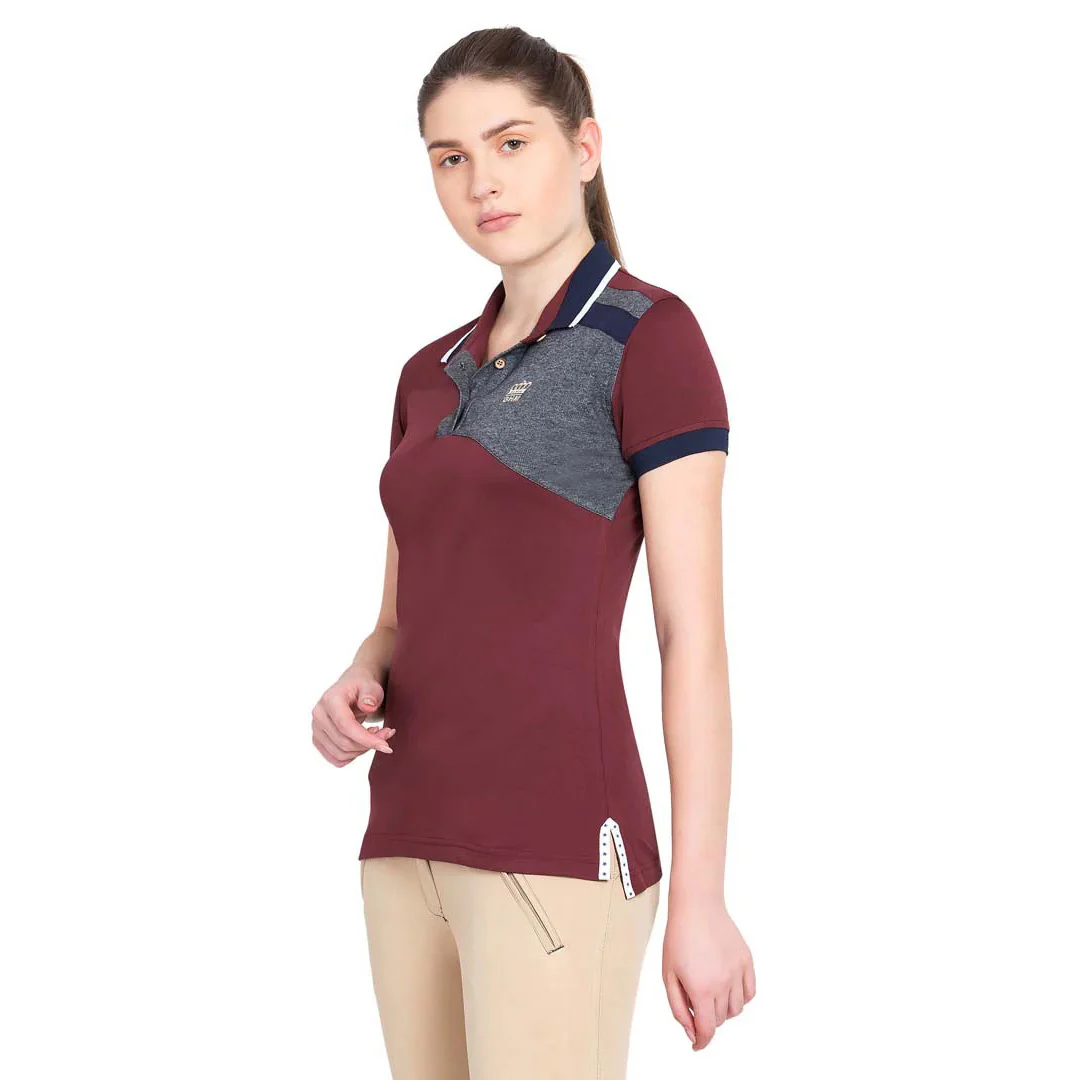 George H Morris Ladies Hunter Short Sleeve Polo Sport Shirt - Image 14