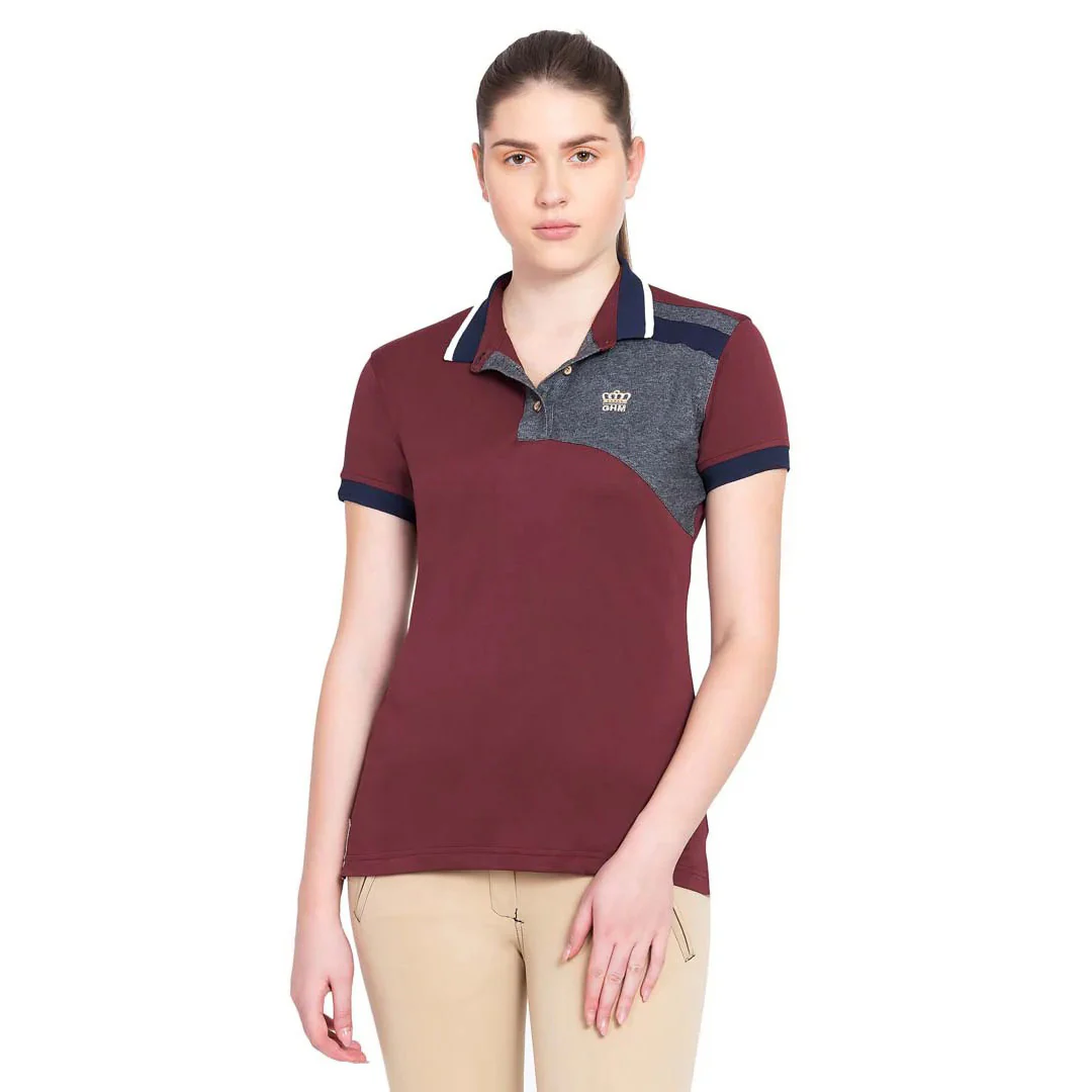 George H Morris Ladies Hunter Short Sleeve Polo Sport Shirt - Image 15