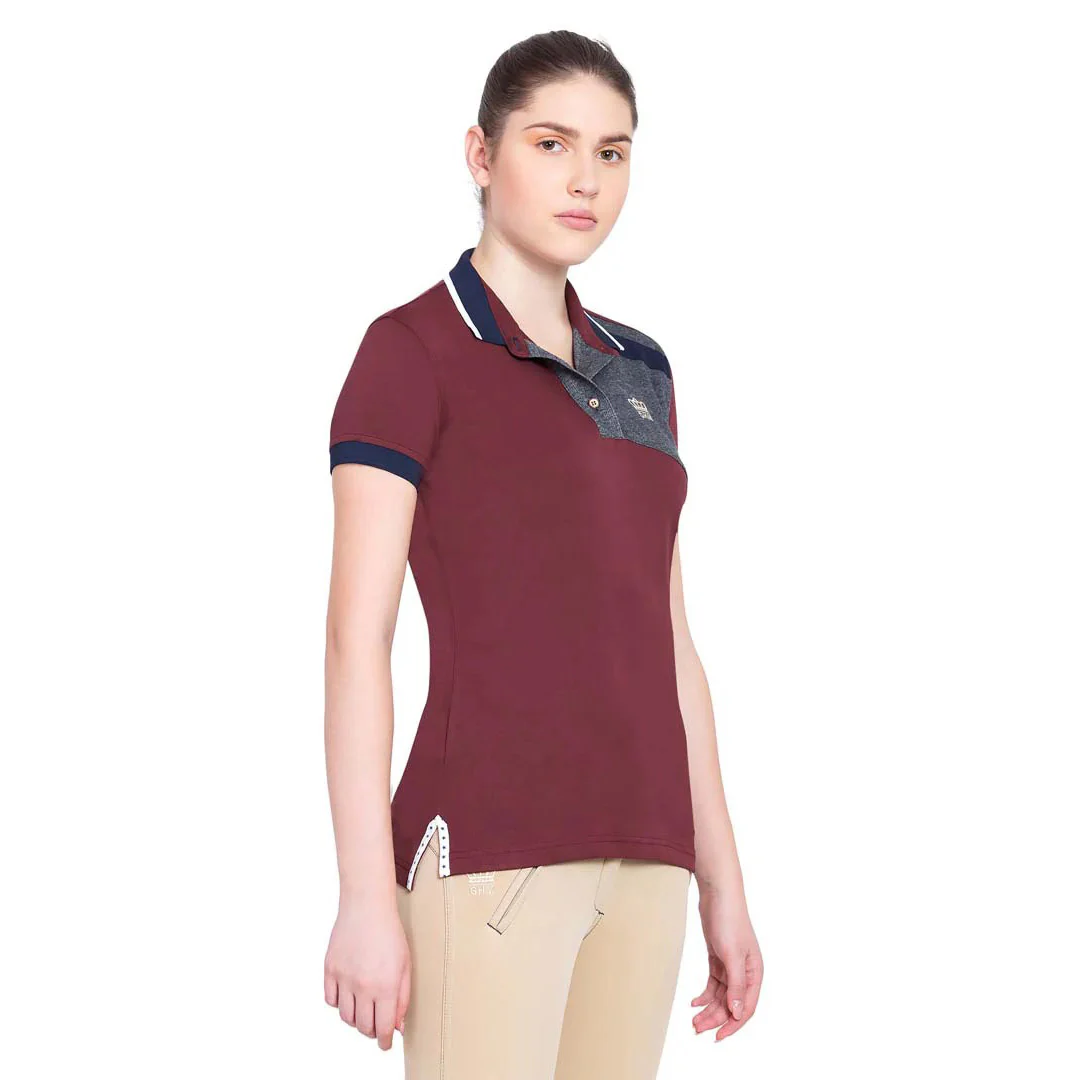 George H Morris Ladies Hunter Short Sleeve Polo Sport Shirt - Image 16