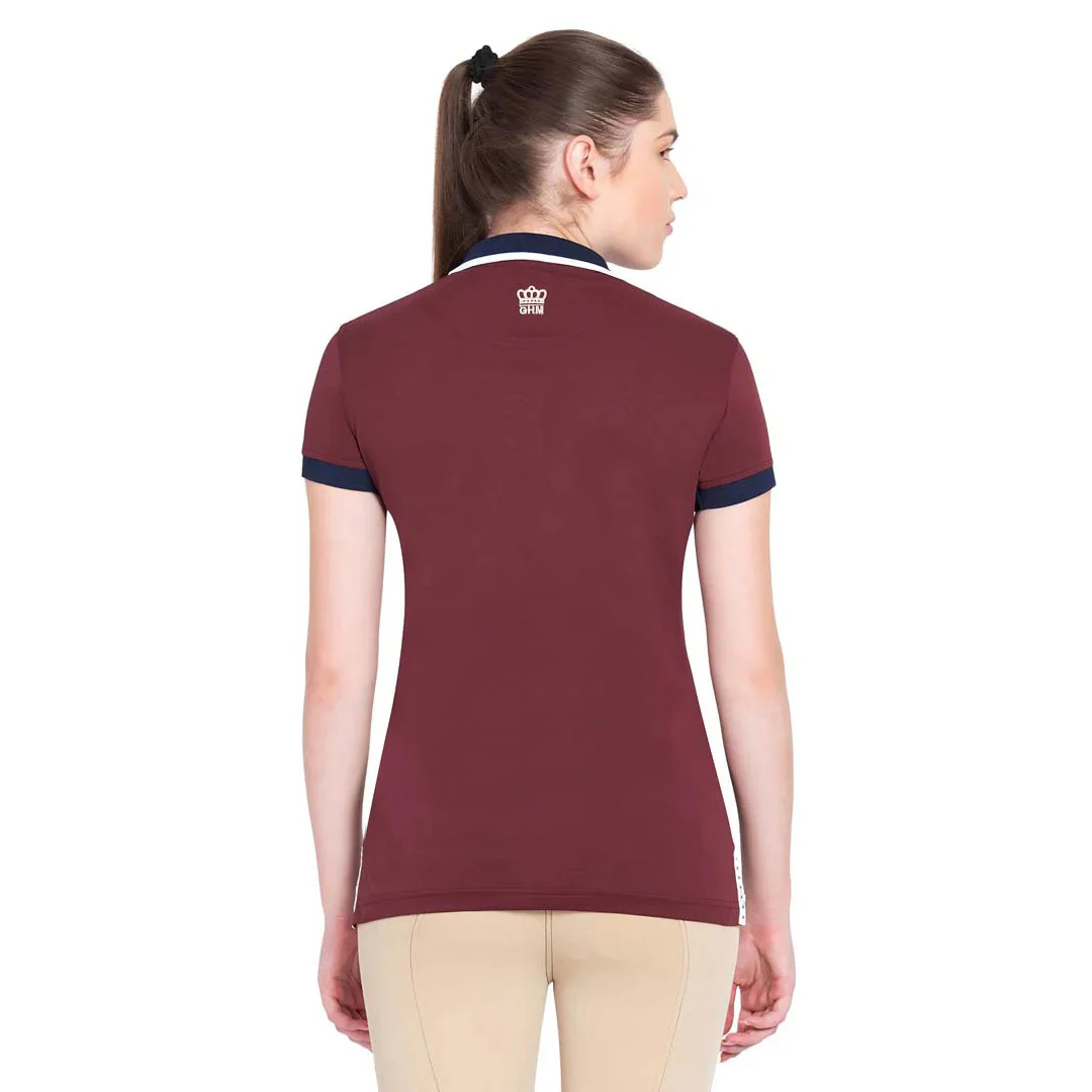 George H Morris Ladies Hunter Short Sleeve Polo Sport Shirt - Image 17