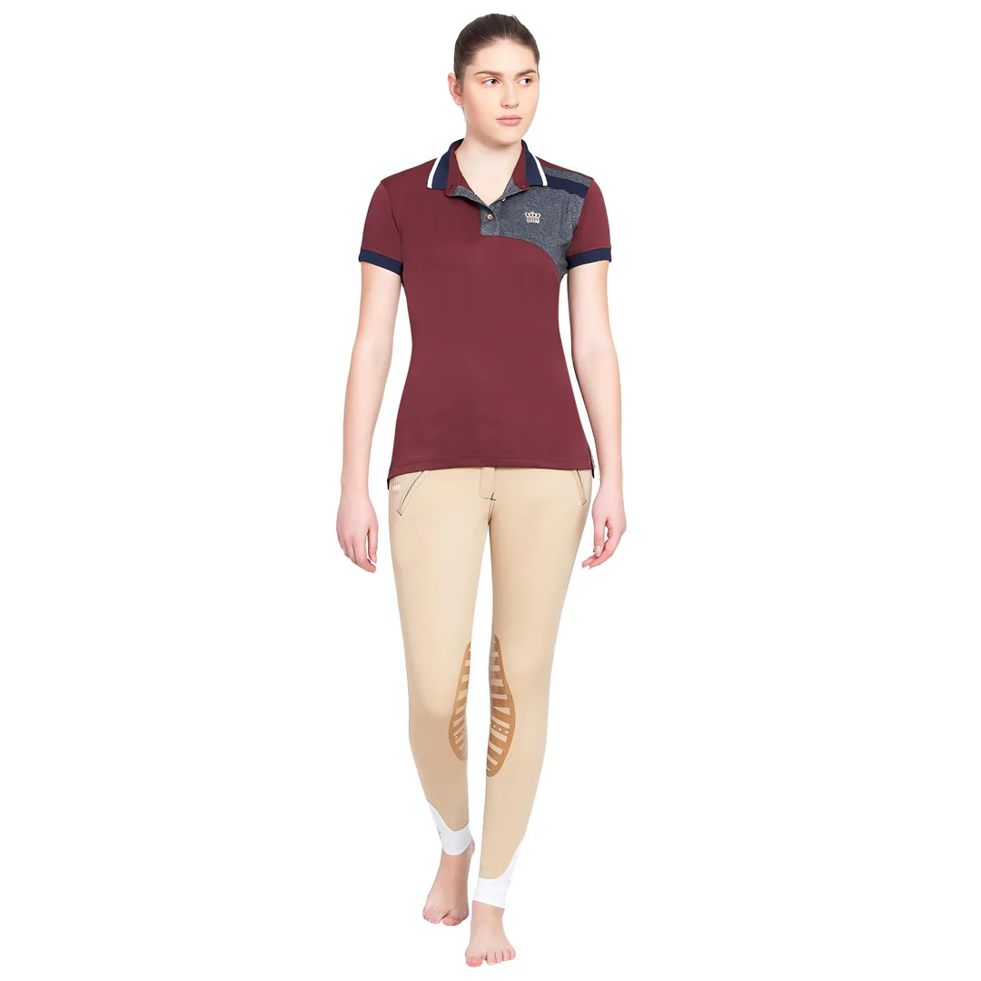George H Morris Ladies Hunter Short Sleeve Polo Sport Shirt - Image 18