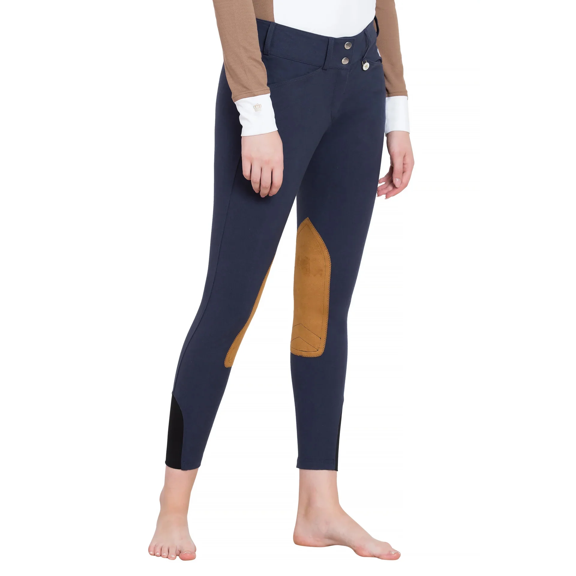 George H Morris Ladies Show Time Knee Patch Breeches - Image 7