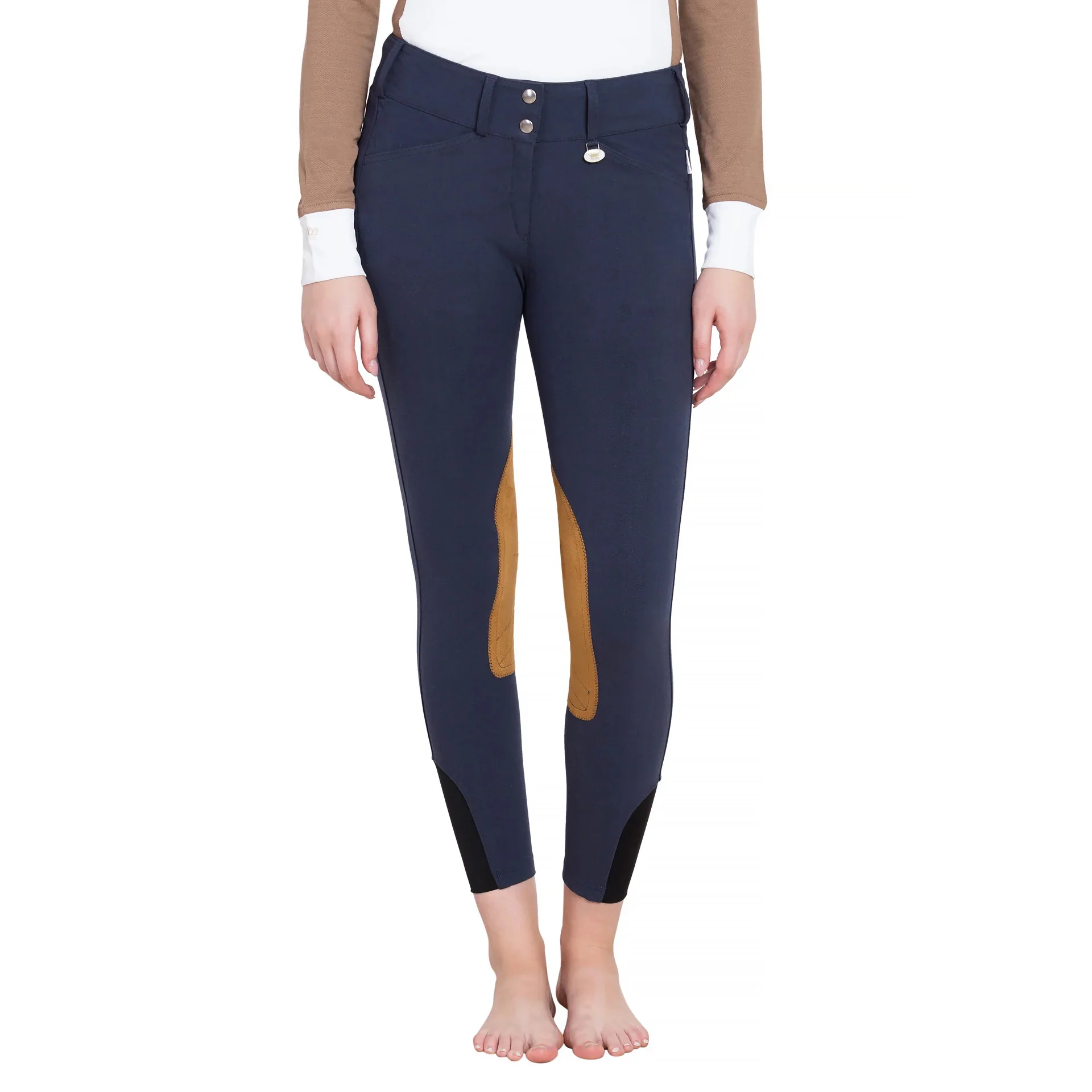 George H Morris Ladies Show Time Knee Patch Breeches - Image 9