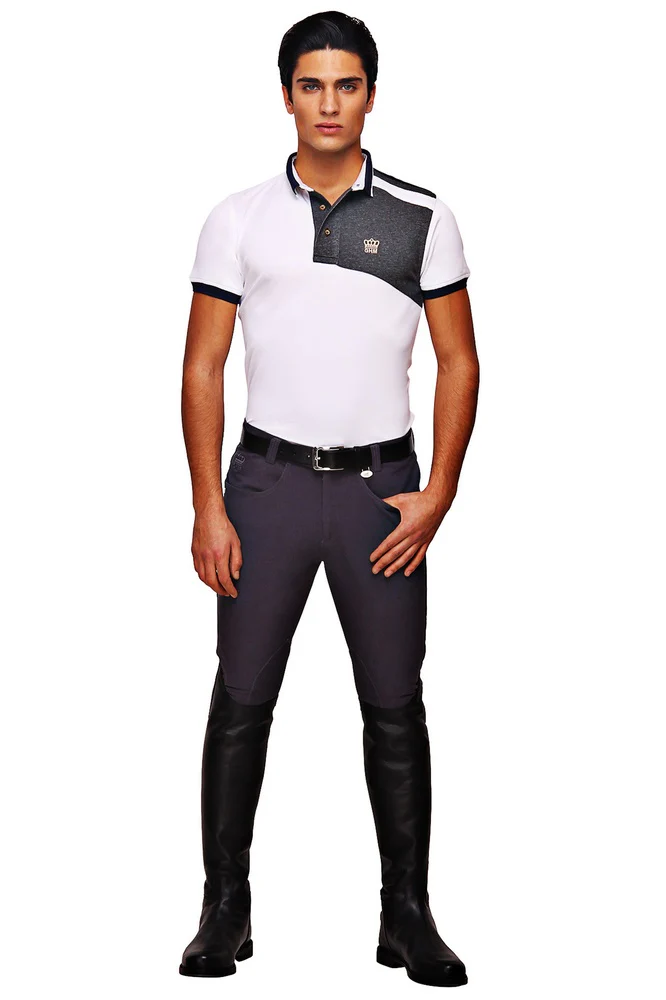 George H Morris Men's Grand Prix Knee Patch Breeches - Image 7