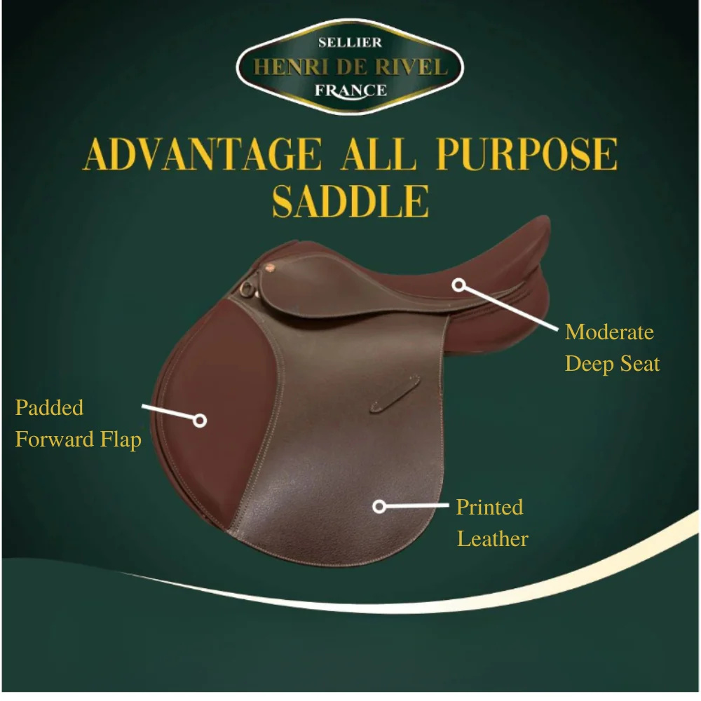 Henri de Rivel Advantage All Purpose Saddle - Image 2