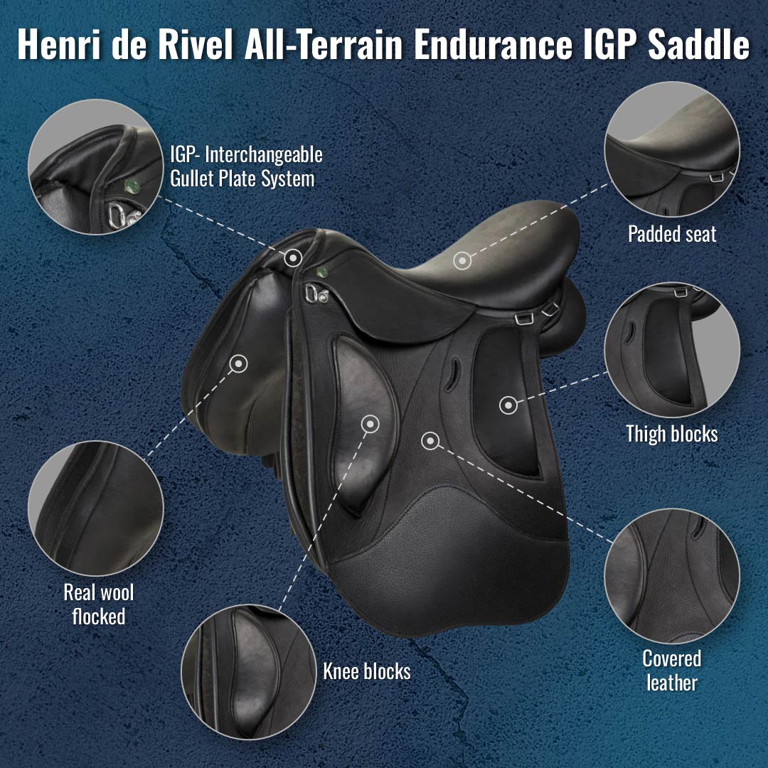 Henri de Rivel All-Terrain Endurance IGP Saddle - Image 2