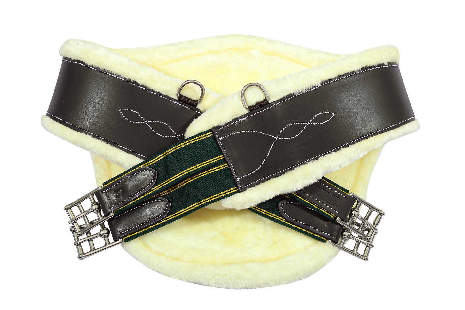 Henri de Rivel Anatomic Jumping Belly Guard Girth with Sherpa Fleece - Image 6