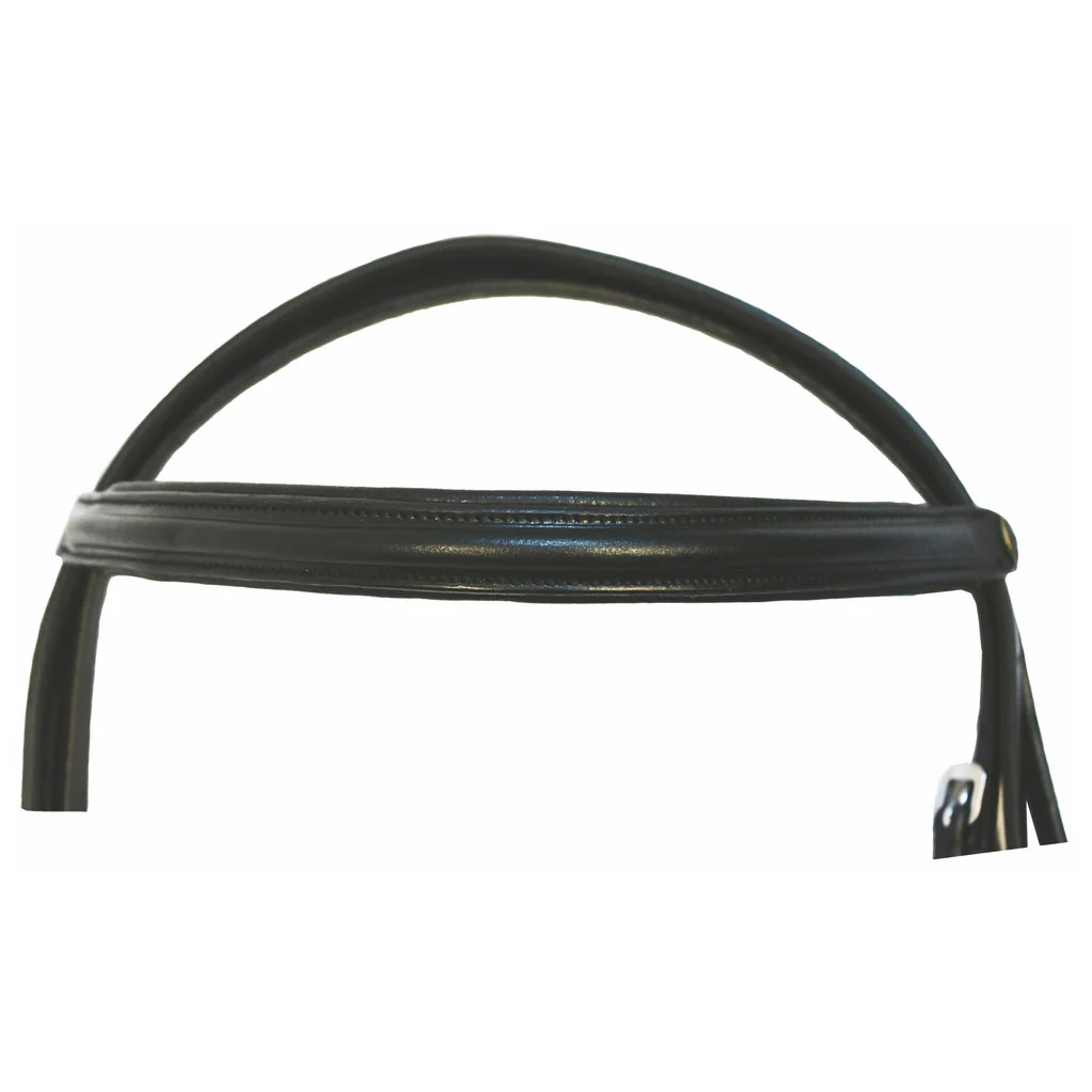 Henri de Rivel Pro Padded Dressage Bridle with Web Reins - Image 3