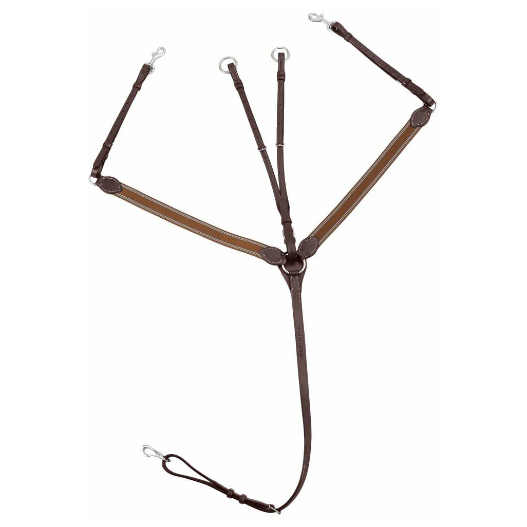 Henri de Rivel Pro Elastic Breastplate Martingale with Running Attachment - Image 4