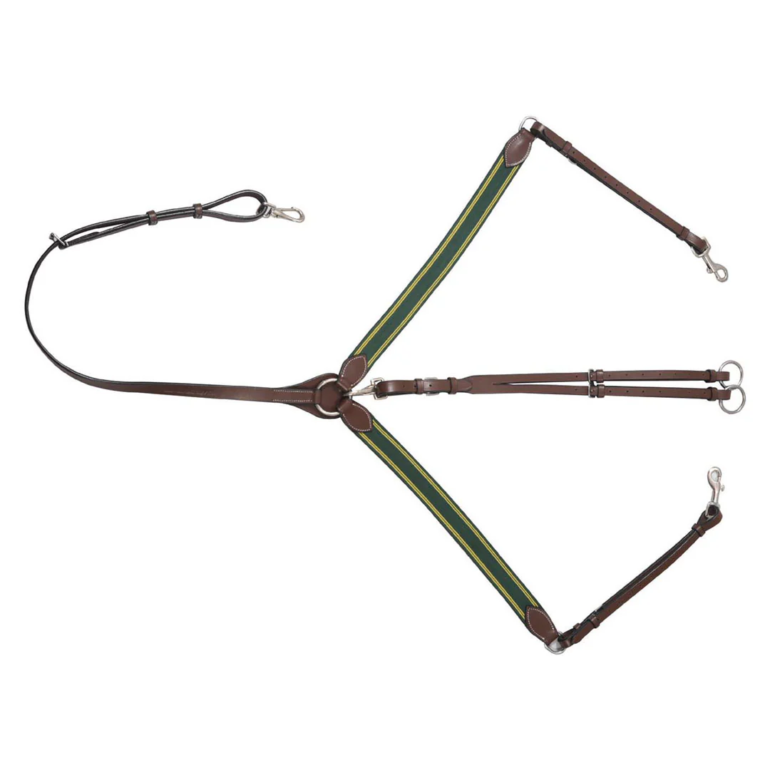 Henri de Rivel Pro Elastic Breastplate Martingale with Running Attachment - Image 5