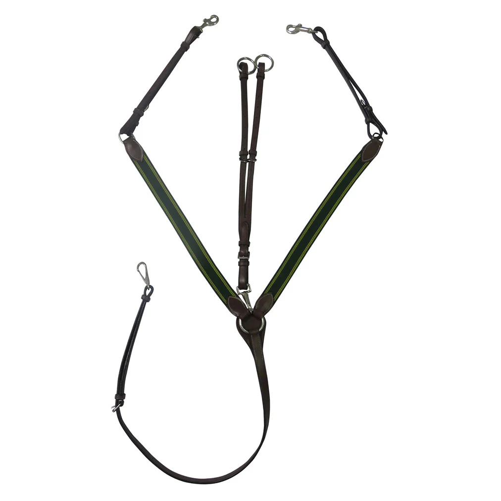 Henri de Rivel Pro Elastic Breastplate Martingale with Running Attachment - Image 6