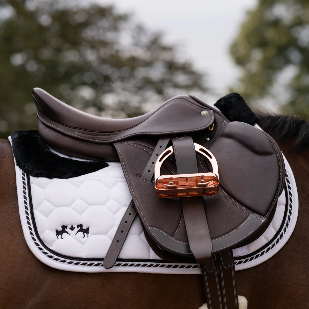 Henri de Rivel Equipe Covered Close Contact  IGP Saddle - Flocked - Image 3