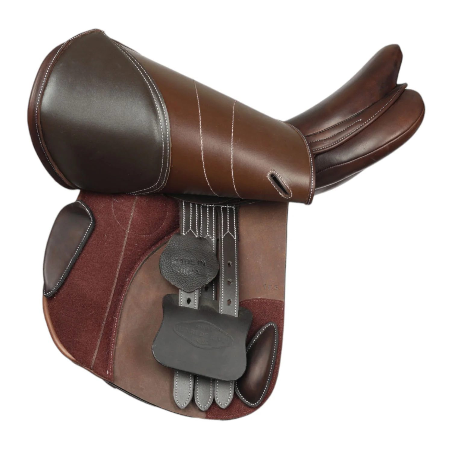 Henri De Rivel Equipe H Close Contact IGP Flocked Saddle - Image 3