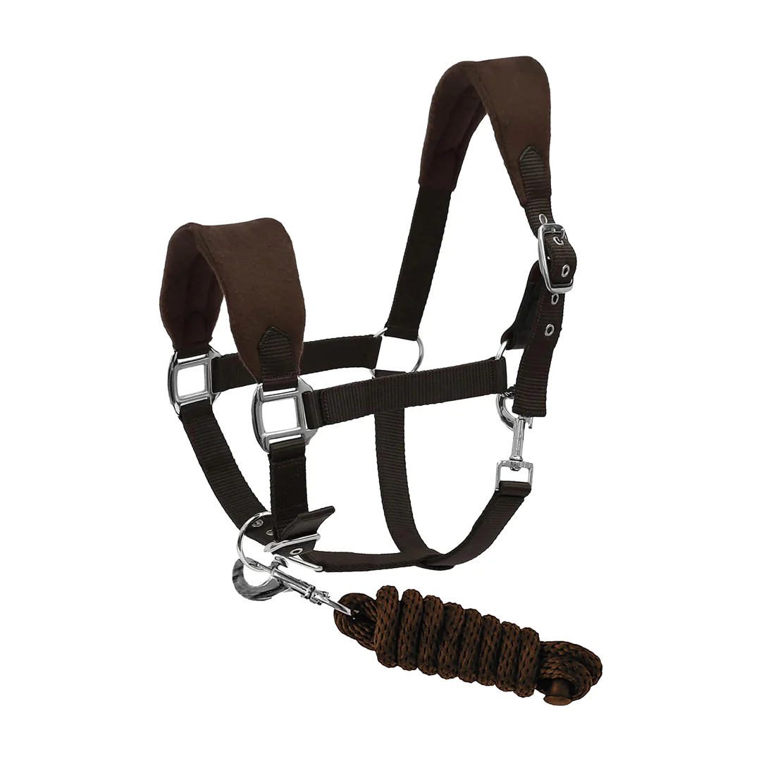 Henri de Rivel Ergonomic Comfort Halter and Lead Rope Set - Image 2