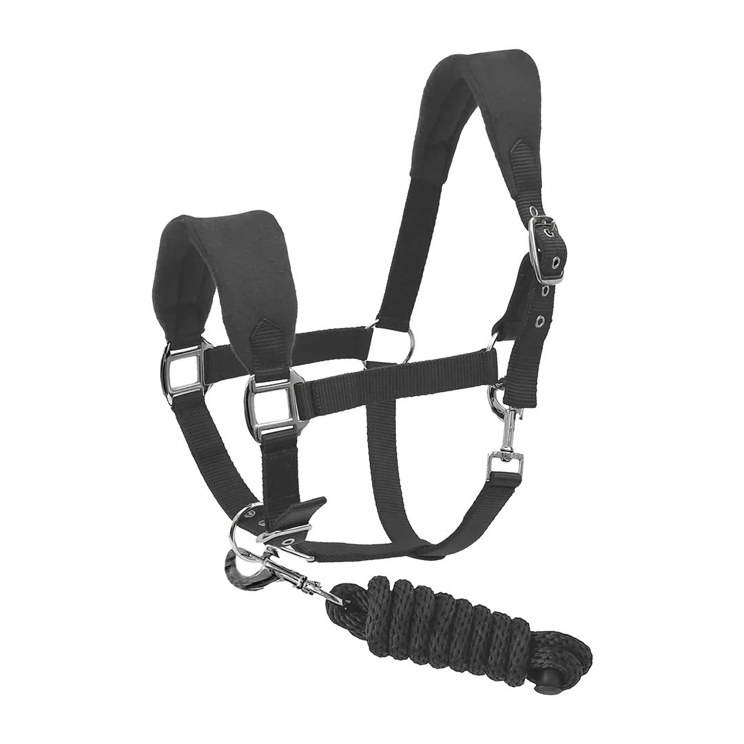 Henri de Rivel Ergonomic Comfort Halter and Lead Rope Set - Image 3