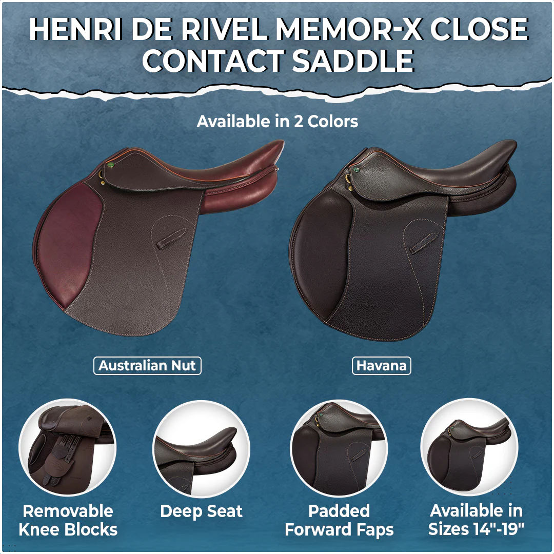 Henri de Rivel Memor-X Close Contact Saddle - Image 2