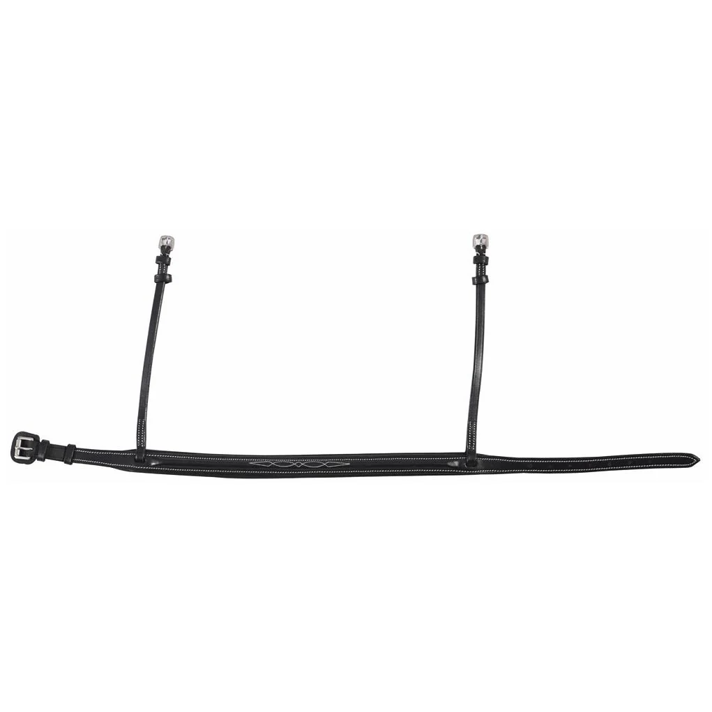 Henri de Rivel Pro Wide Padded Raised Fancy Stitched Noseband For Mono Crown Bridle - Image 3