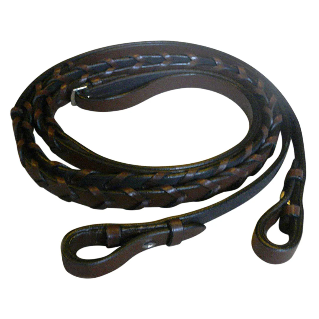 Henri de Rivel Advantage Extra Long Flat Laced Reins - Image 3