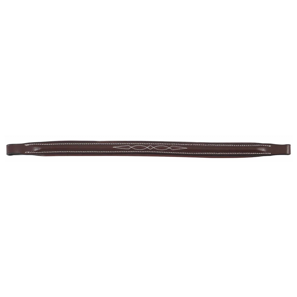 Henri de Rivel Pro Raised Fancy Stitched Replacement Browband for Traditional Style Bridles - Image 2