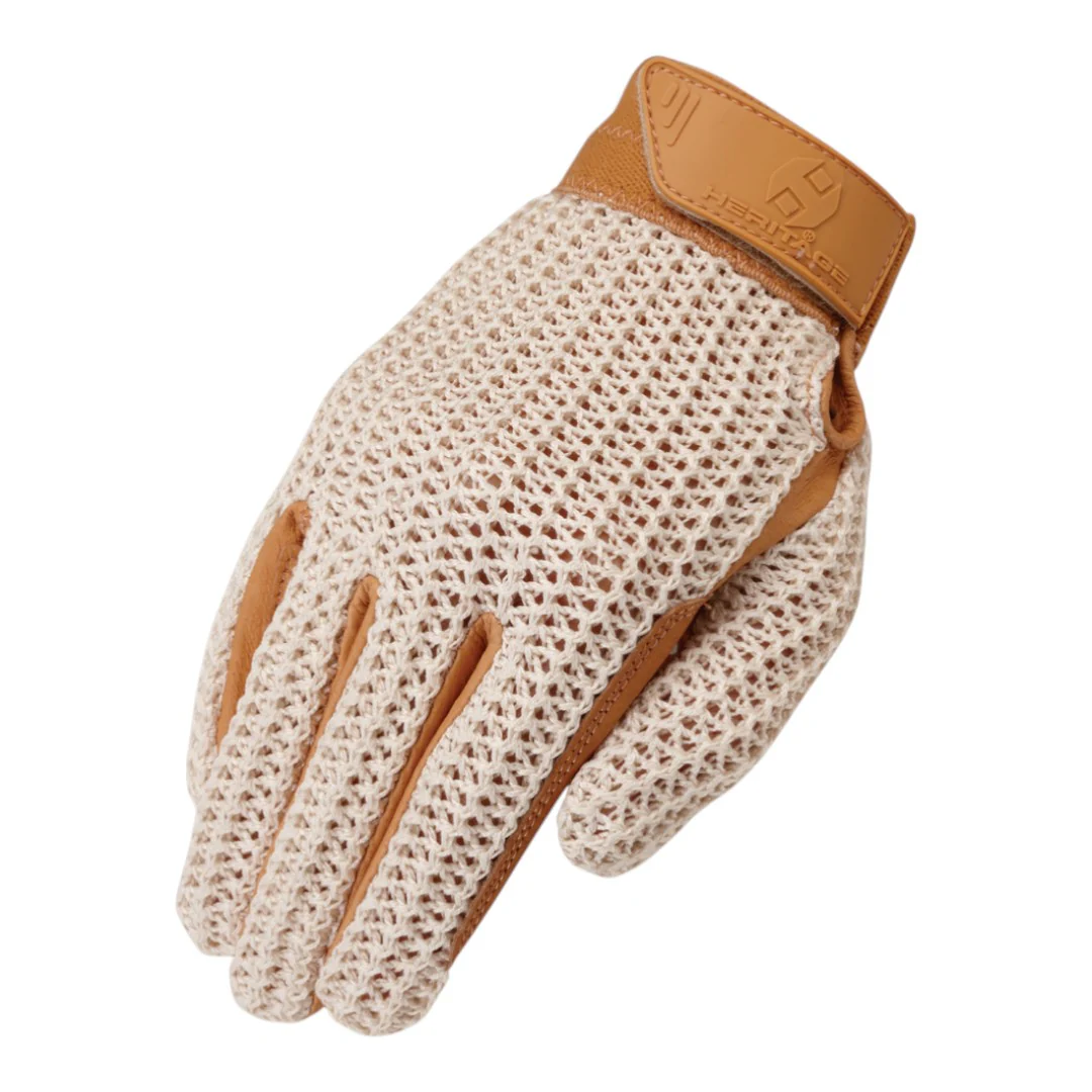 Heritage Crochet Riding Glove - Image 2