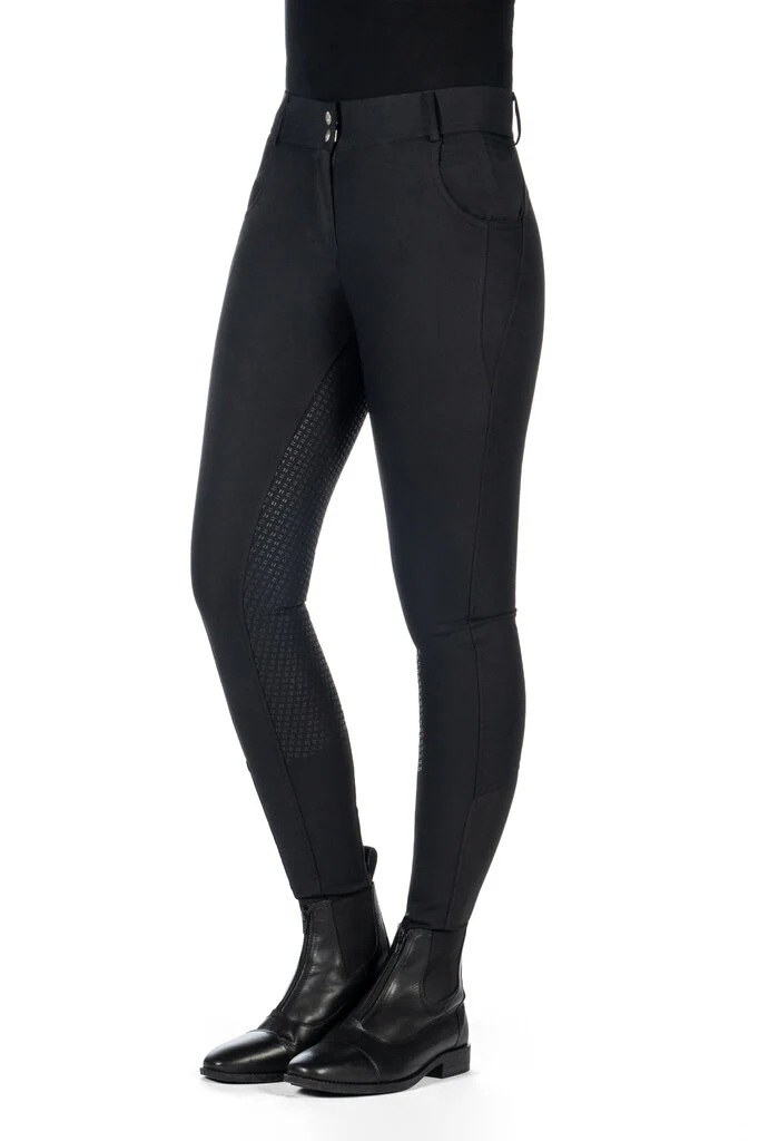 HKM Ari Mid Rise- Sil. Full Seat Ladies Riding Breeches - Image 3