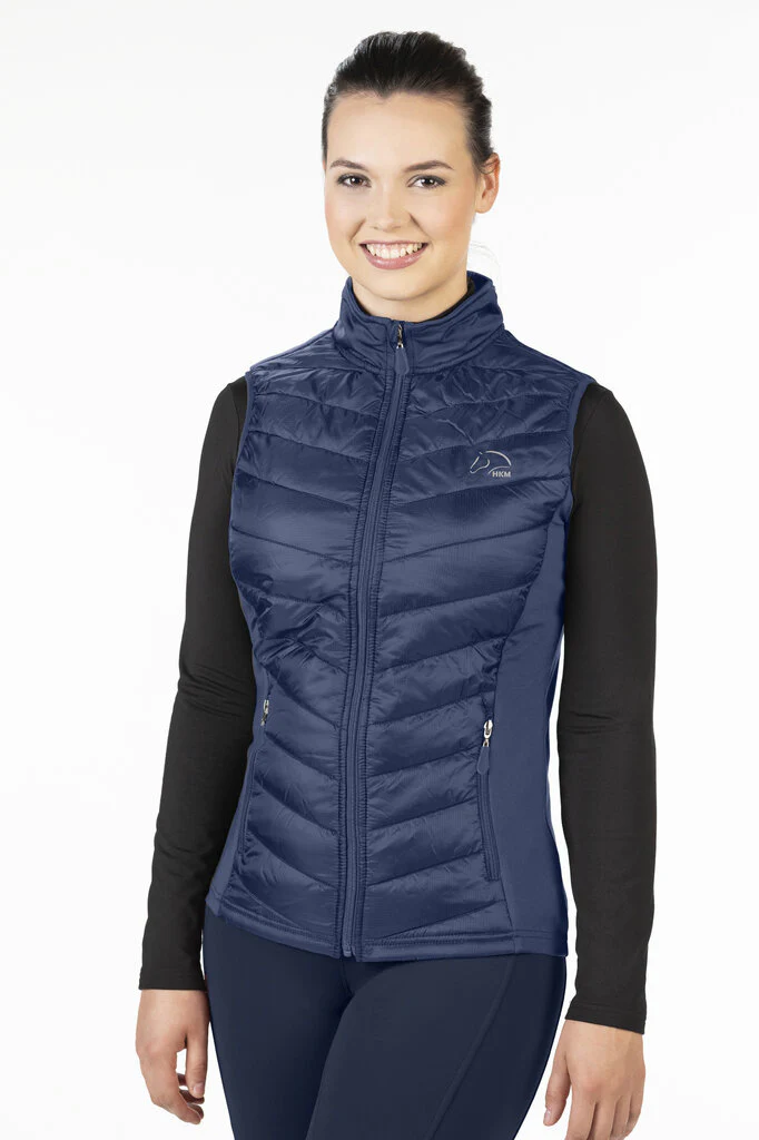 HKM Basel- Style Ladies Jersey/Nylon Vest - Image 2