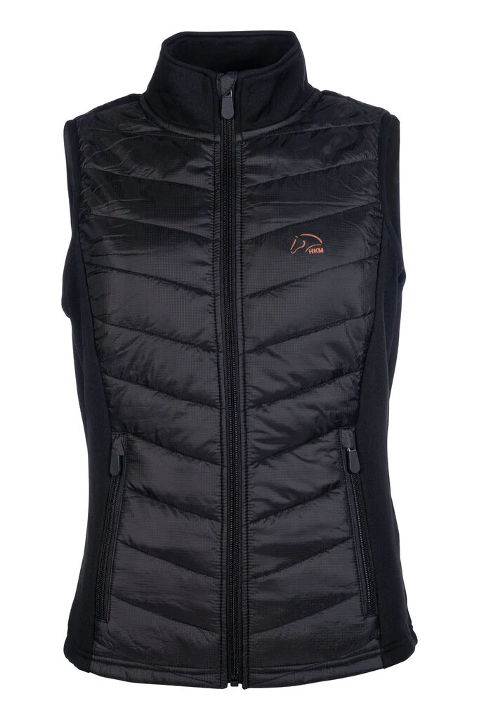 HKM Basel- Style Ladies Jersey/Nylon Vest - Image 3