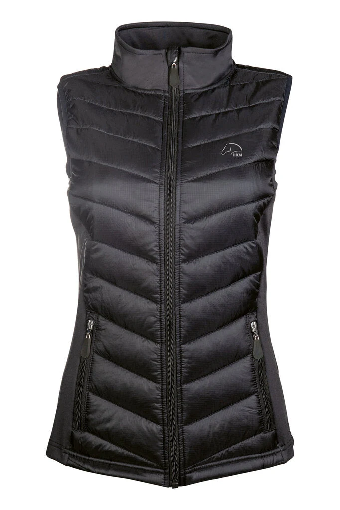 HKM Basel- Style Ladies Jersey/Nylon Vest - Image 4