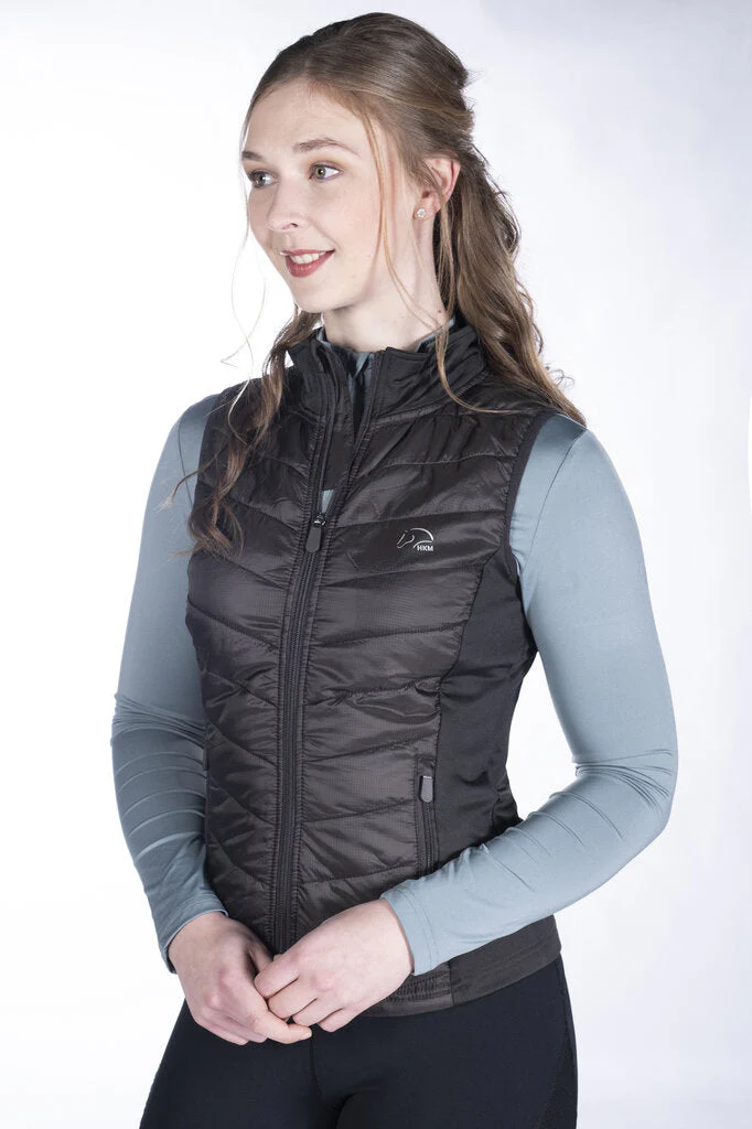 HKM Basel- Style Ladies Jersey/Nylon Vest - Image 5