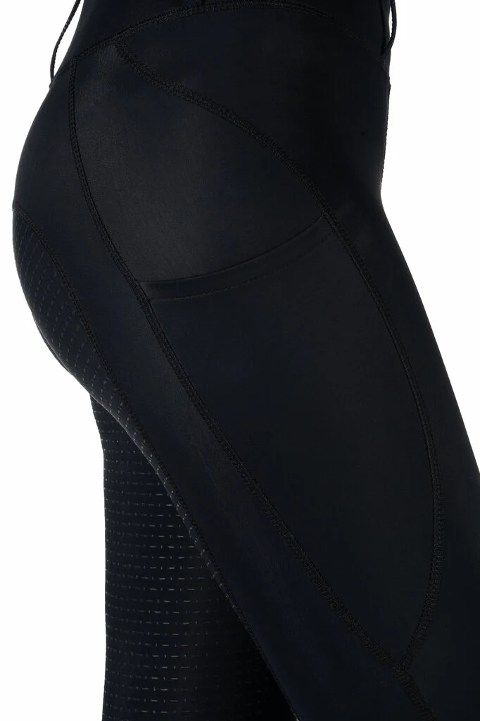 HKM Jil High Waist- Sil. Full Seat Ladies Riding Leggings - Image 4