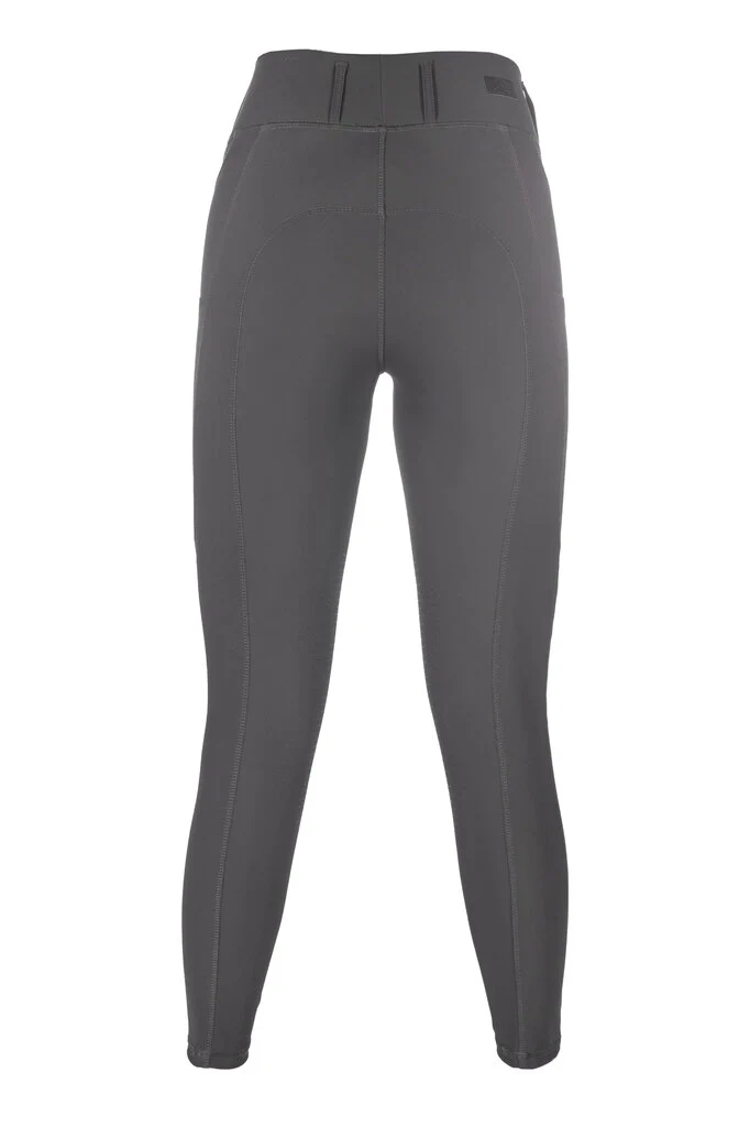 HKM Jil High Waist- Sil. Knee Patch Ladies Riding Leggings - Image 11