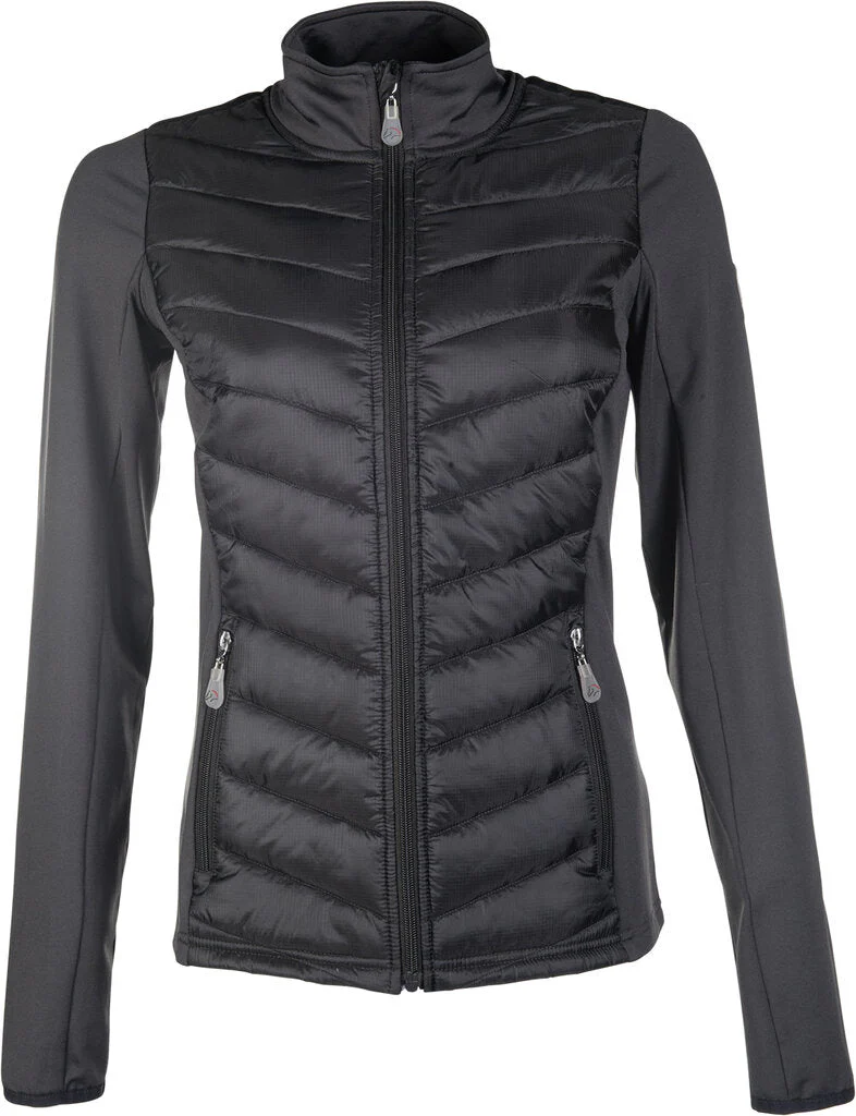 HKM Prag-Style Ladies Jersey/Nylon Jacket - Image 3