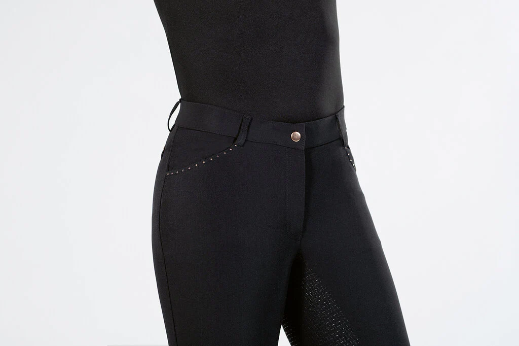HKM Rosegold Glamour Ladies Riding Breeches Style S.F. Seat - Image 3