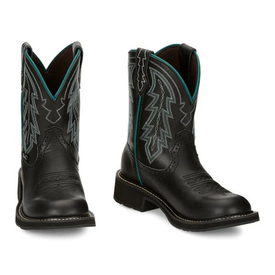 Justin Gypsy® Women's Lyla Round Toe Onyx Western Boot