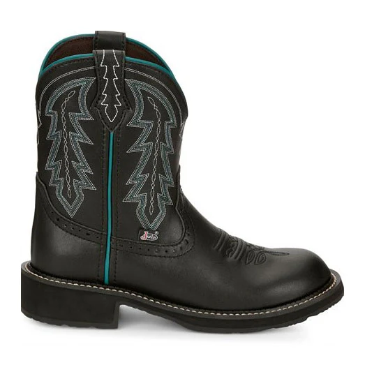 Justin Gypsy® Women's Lyla Round Toe Onyx Western Boot - Image 2