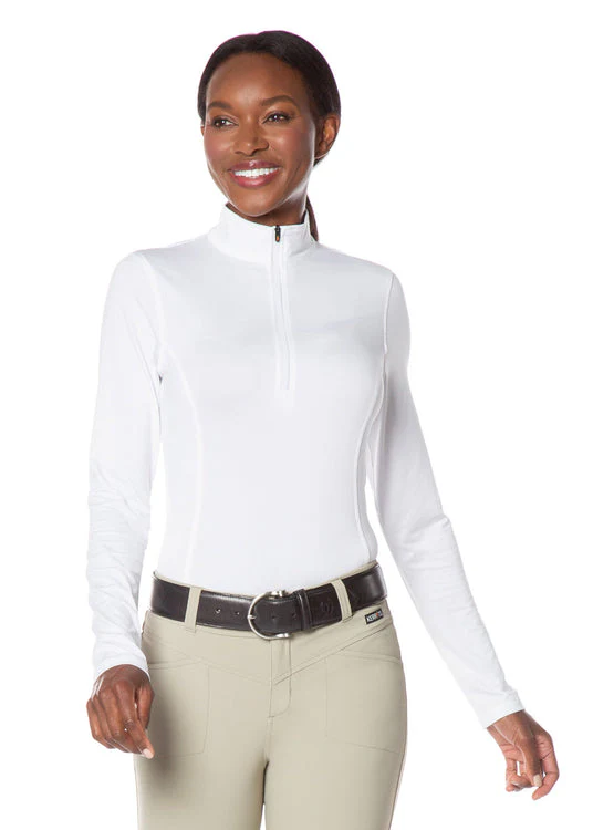 Kerrits Ladies Ice Fil Lite Long Sleeve Solid Riding Shirt - Image 6