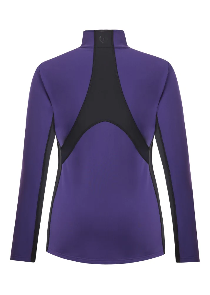 Kerrits Ladies Rail Side Quarter Zip Solid Tech Top - Image 2