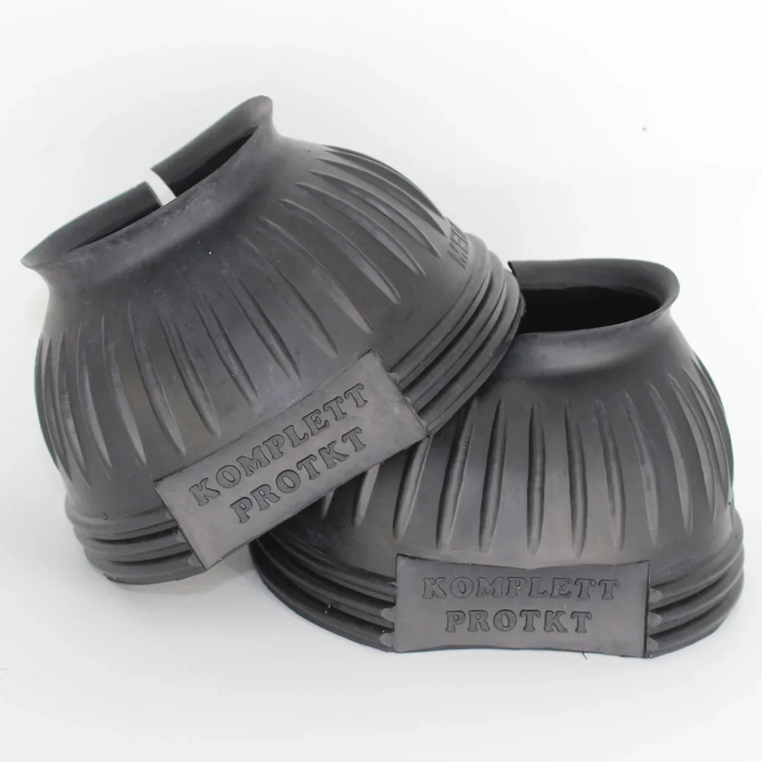 TuffRider Komplett Protkt Bell Boots Ribbed and Ringer with Hook and Loop Tape - Image 3