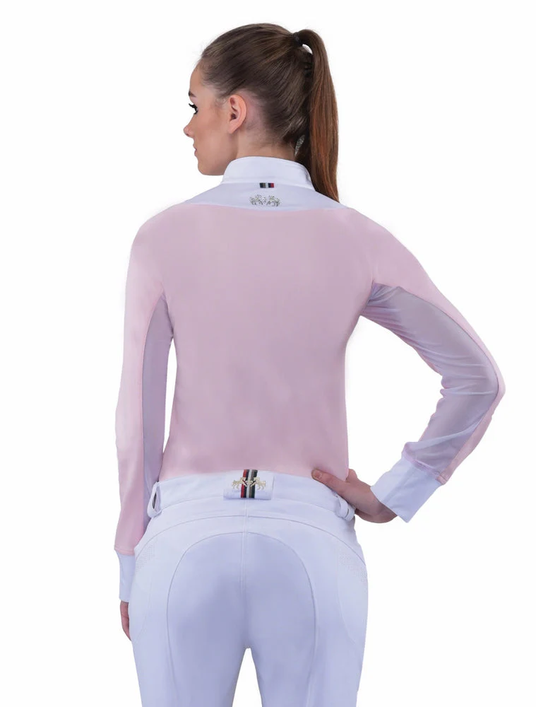 Equine Couture Ladies Maggie Long Sleeve Show Shirt - Image 11