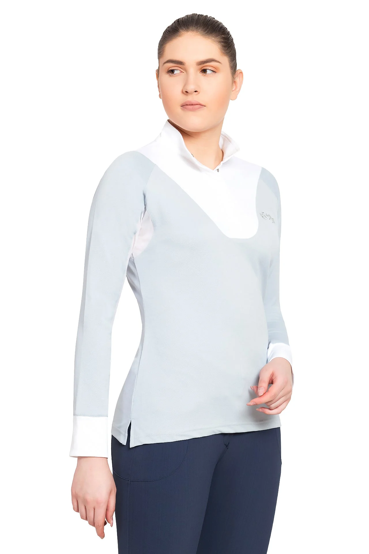 Equine Couture Ladies Maggie Long Sleeve Show Shirt - Image 3