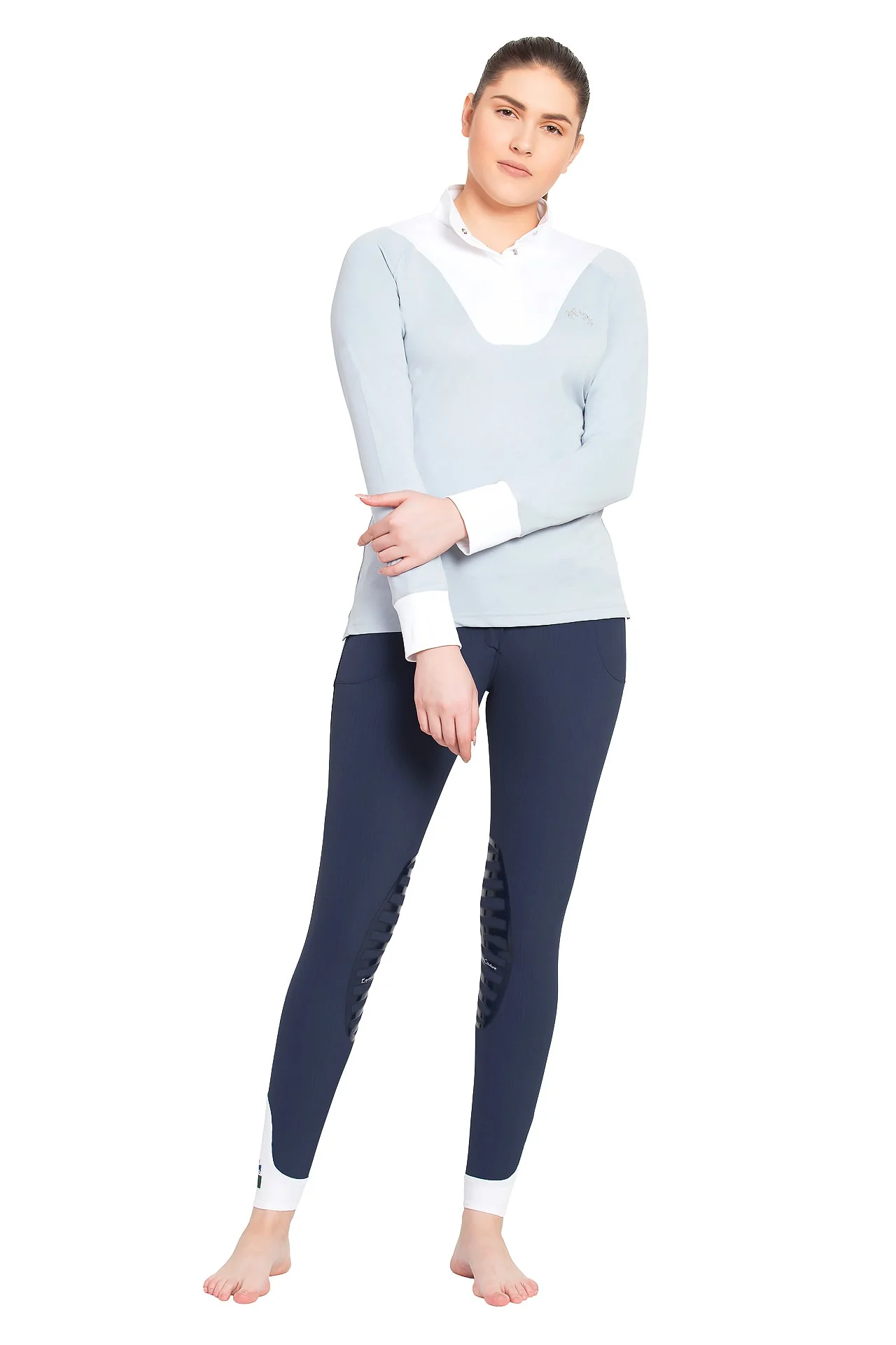 Equine Couture Ladies Maggie Long Sleeve Show Shirt - Image 6