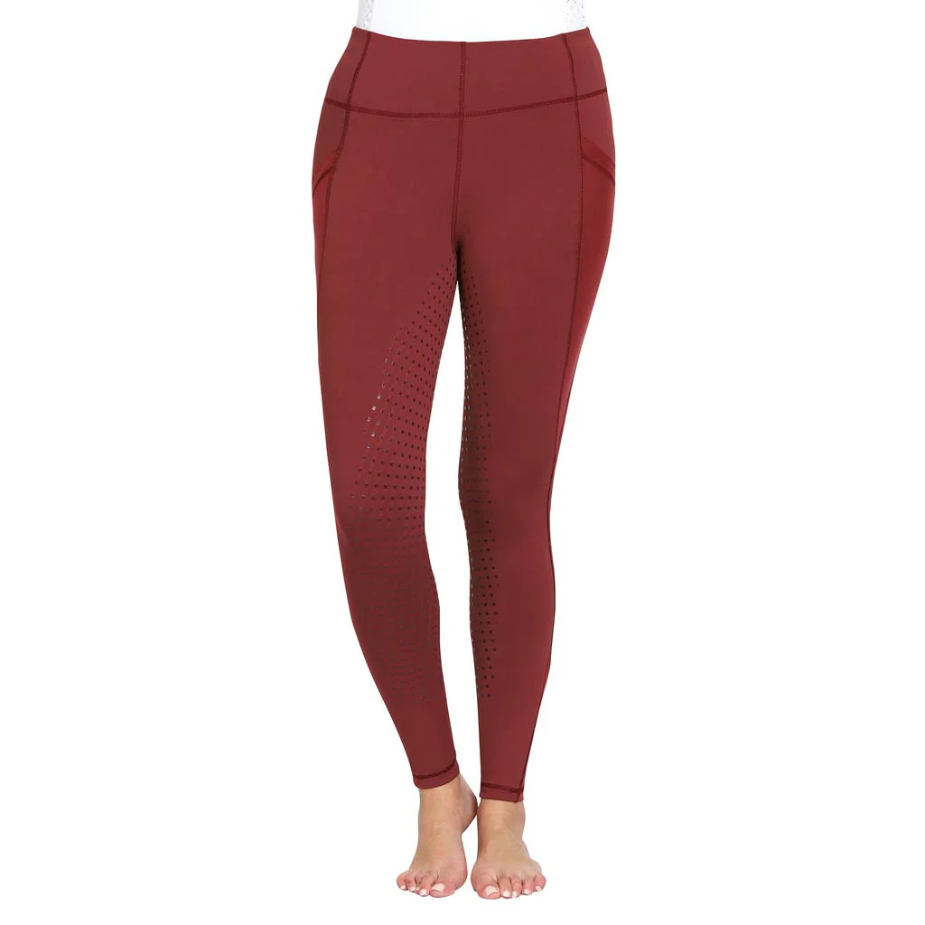 TuffRider Ladies Minerva EquiCool Full Seat Tights - Image 4