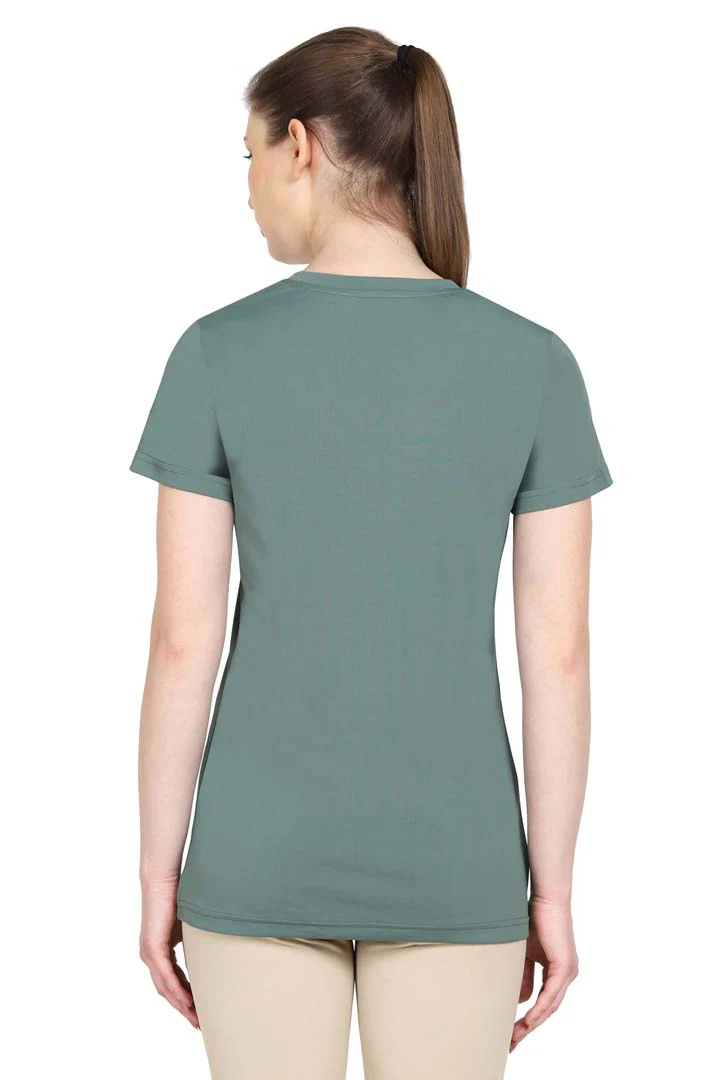 TuffRider Ladies Taylor Tee Short Sleeve T-Shirt - Image 13
