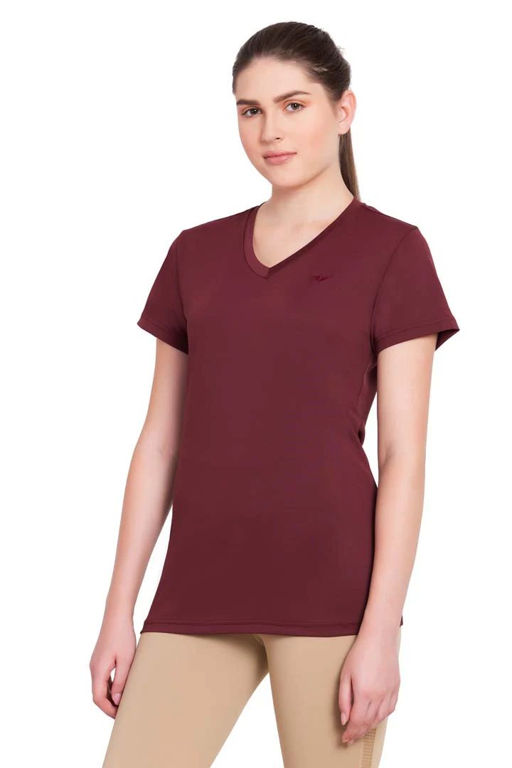 TuffRider Ladies Taylor Tee Short Sleeve T-Shirt - Image 22