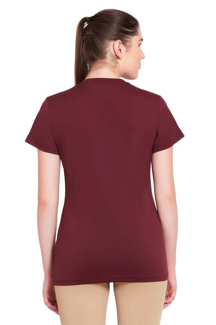 TuffRider Ladies Taylor Tee Short Sleeve T-Shirt - Image 24