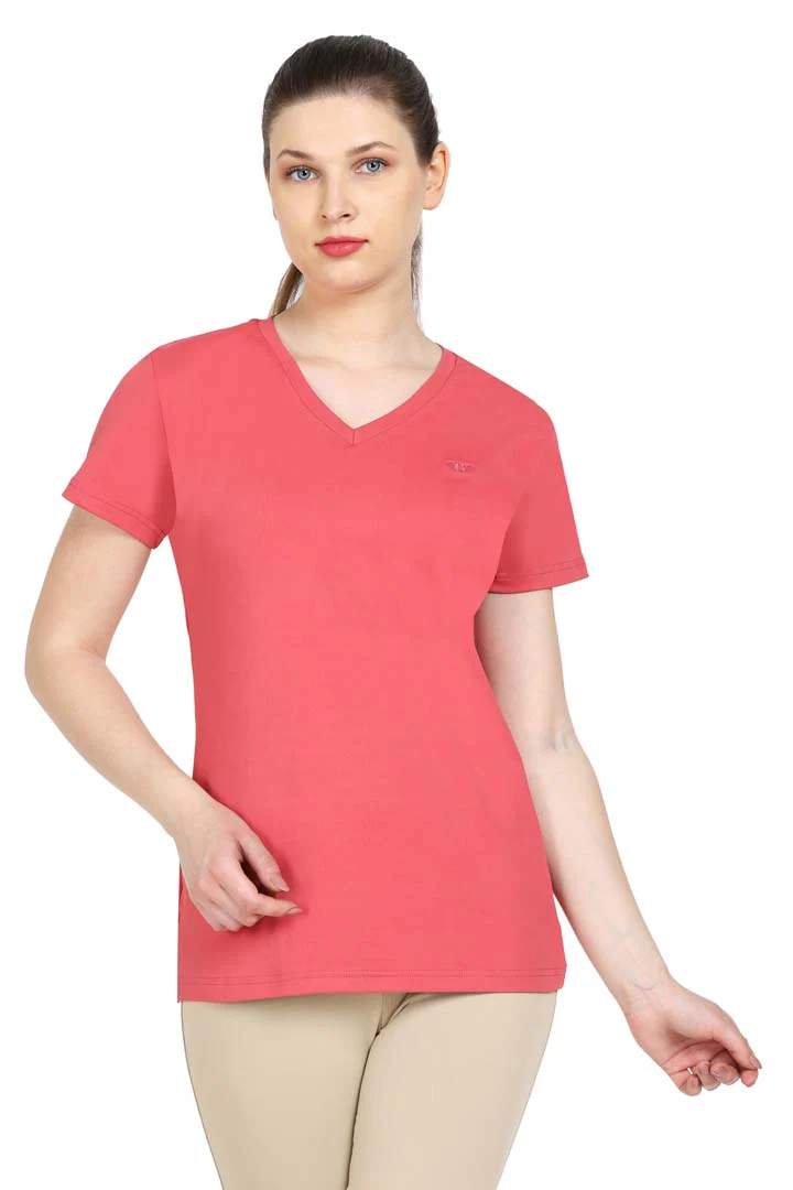 TuffRider Ladies Taylor Tee Short Sleeve T-Shirt - Image 27