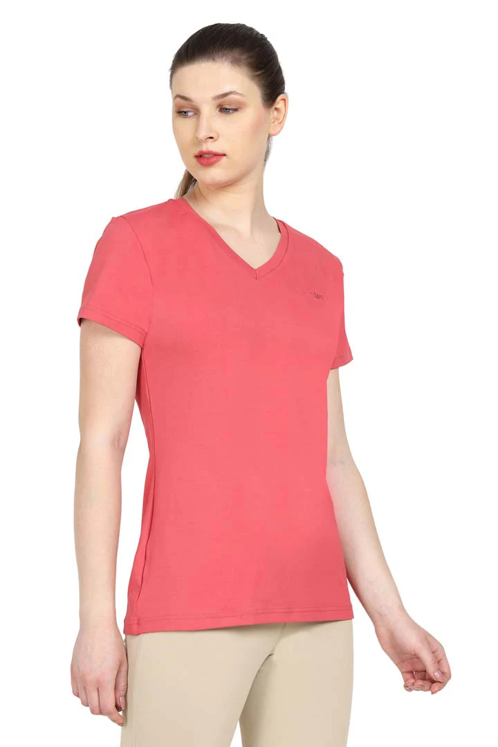 TuffRider Ladies Taylor Tee Short Sleeve T-Shirt - Image 29